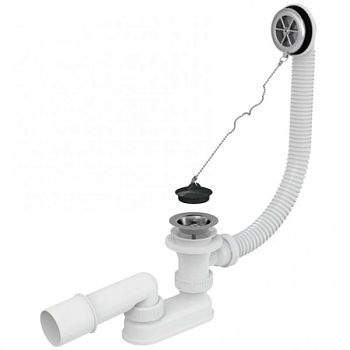 Слив-перелив ALCAPLAST  A501 (57*, хром), шт