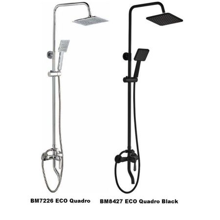 Стойка ECO Quadro Black душевая BOCH MANN BM8427 Стойка ECO Quadro Black душевая BOCH MANN BM8427
