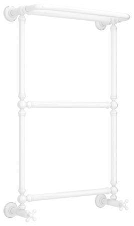 Полотенцесушитель водяной "Ренессанс 1386" 860х500 (БЕЛЫЙ)