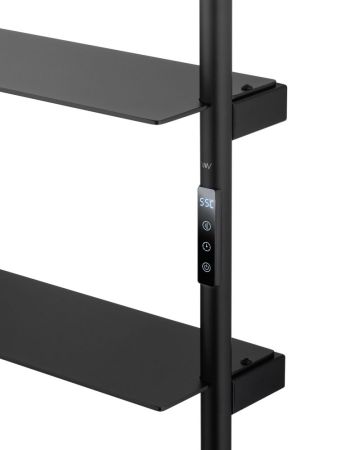 Полотенцесушитель электрический WONZON & WOGHAND DÜSSELDORF, Черный матовый (WW-A205-MB), артикул WW-A205-MB