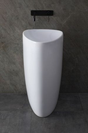 Раковина напольная Allen Brau Infinity 4.21016.20 белый глянец, артикул 4.21016.20