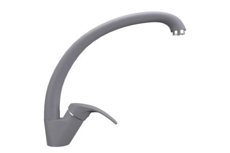 Смеситель для кухни ULGRAN Quartz бетон (UQ-007-05), артикул UQ-007-05