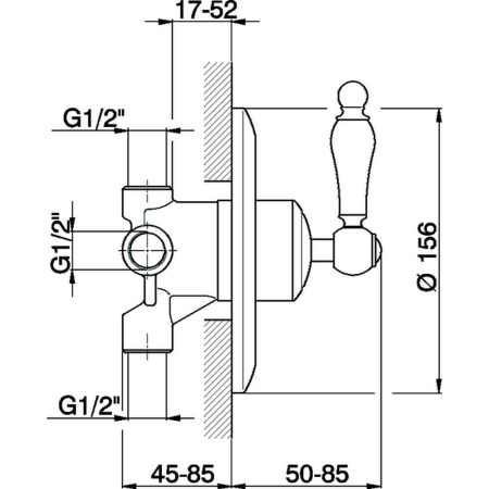 CISAL Arcana Toscana Переключатель на 3 положения,внутренняя и внешняя части в комплекте, цвет хром CISAL Arcana Toscana Переключатель на 3 положения,внутренняя и внешняя части в комплекте, цвет хром