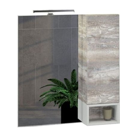 Зеркальный шкаф Comforty Турин 75 4144198 Дуб бежевый, артикул 4144198