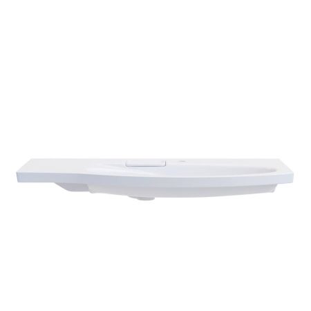 Раковина RIVA мебельная правая с крепежом 100, белая глянцевая