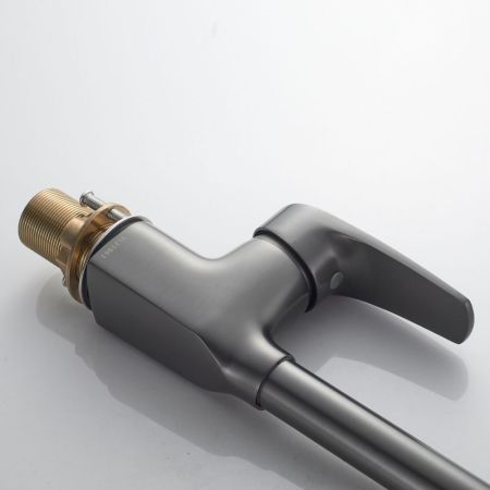 Смеситель для кухни Shevanik S5053T, оружейная сталь, артикул S5053T