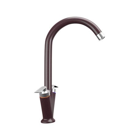 Смеситель для кухни Ulgran U-011-345, шоколад, артикул U-011-345