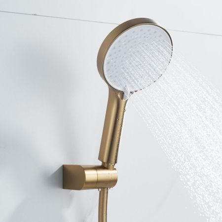 Смеситель для душа Shevanik S4716G, золотой сатин