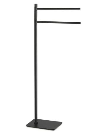 Gedy Artu, стойка: 2 полотенцедержателя, цвет черный матовый, артикул 1131(14)