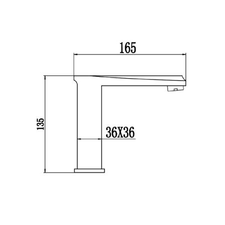 Сенсорный смеситель для раковины Savol S-GY8892H, черный, артикул S-GY8892H