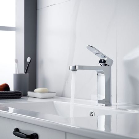 Смеситель для раковины Shevanik S4501, хром