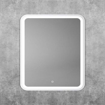 Зеркало с подсветкой "Genova 600x800" AM-Gen-600-800-DS-F-White