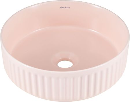 Раковина накладная Allen Brau Fantasy Line 36 4.11032.SM розовый, артикул 4.11032.SM