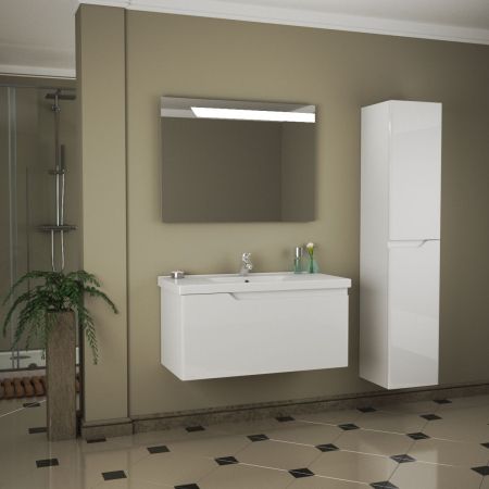 Тумба Hella 100, белый лак, артикул OW24.06.00