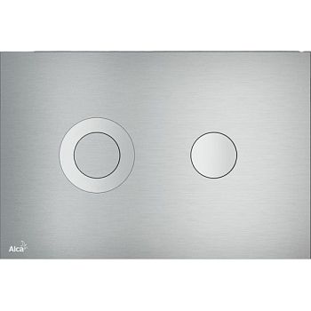 Клавиша смыва Alcaplast Flat Alunox TURN Матовый металл