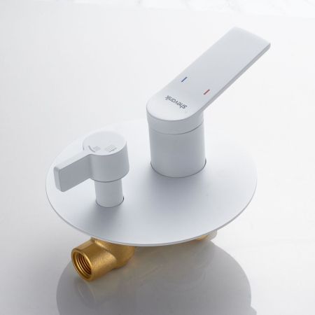 Душевая система встраиваемая Shevanik S4135C, белый