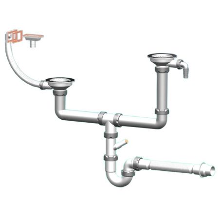 Кухонная мойка Florentina ТОСКАНА 17.050.E0820.307, серый шёлк, артикул 17.050.E0820.307