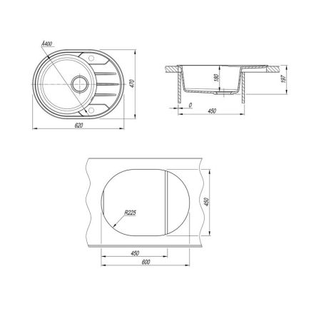 Кухонная мойка Dr. Gans ЛИАНА 29.020.B0620.405, терра, артикул 29.020.B0620.405