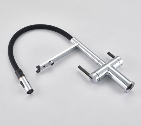 Смеситель для кухни с подключением фильтра для воды Rose R458, хром