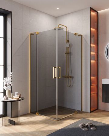 SLIDER-AH-2-70/80-100/110-GRIGIO-BORO Душевой уголок, артикул SLIDER-AH-2-70/80-100/110-GRIGIO-BORO