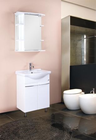 Тумба Onika Селигер 60 напольная, белая (ум. Селигер 60), артикул 106006