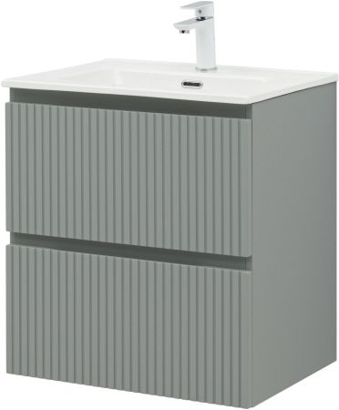 Тумба под раковину Aquanet Джейн (Flat) 60 мисти грин, артикул 00335432