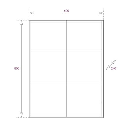 Шкаф Onika Маркус 60 подвесной, белый