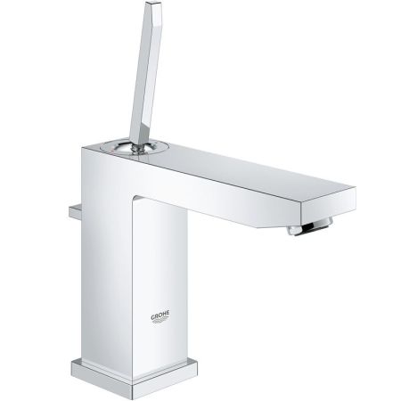 Смеситель для раковины GROHE Eurocube Joy с донным клапаном, средний излив, хром (23657000), артикул 23657000