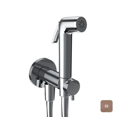 Almar Гигиенический комплект с прогрессивным смесит., без втраиваемой части, состарен.медь, артикул E136009.CO