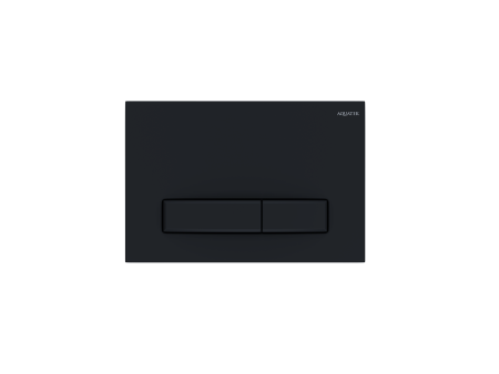 Панель смыва Aquatek Slim Черная матовая (клавиши прямоугольные) KDI-0000025, артикул KDI-0000025