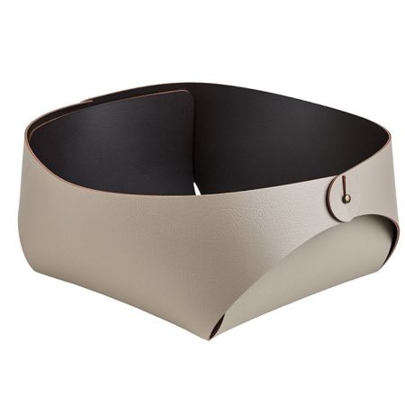 ADJ Корзинка Flora, 20x20xH9 см., цвет: капучино/шоколад, артикул 0040.04/06