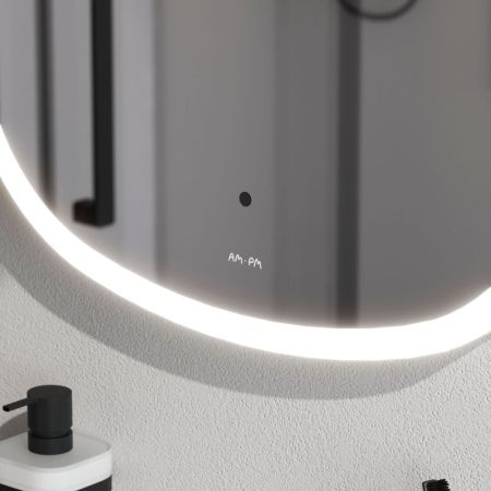 M8FMOX0551WGS Зеркало универсальное с контурной LED-подсветкой, ИК- сенсором, квадрат, 55 см, артикул M8FMOX0551WGS