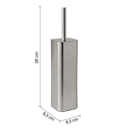 Gedy Jack, напольный металлический ёрш, цвет зачищенный хром, артикул 1334(38)