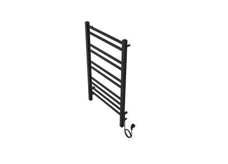 Полотенцесушитель электрический Aquatek (Акватек) Поларис П10 500х900 мм, подключение скрытое к сети электропитания / электропровод с вилкой, с терморегулятором и таймером quick touch, нержавеющая сталь AISI 201, гарантия 5 лет, артикул AQ EL KO1090BL