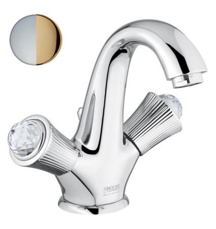 Смеситель для раковины Fiore VENERE SKY (SWAROVSKI®) 13CO0623, хром/золото, артикул 13CO0623