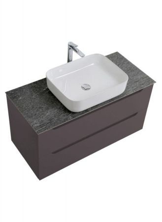 ETNA База под раковину подвесная с двумя выкатными ящиками, с доводчиками, Еловый Матовый, 1000x455x500, ETNA-1000-2C-SO-VO, артикул ETNA-1000-2C-SO-VO