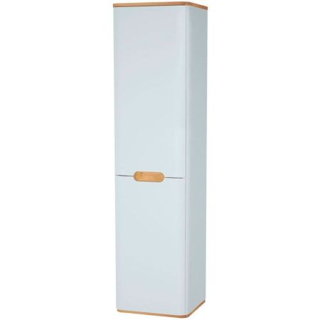 Пенал Sentо, с корзиной для белья, 40 см, цвет матовый белый, левосторонний  (ножки 61069 заказываются отдельно)