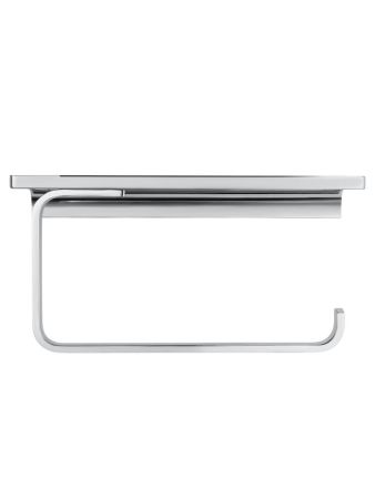 Держатель для туалетной бумаги с полкой WONZON & WOGHAND ECLIPSE, Хром (WW-9126-CR), артикул WW-9126-CR