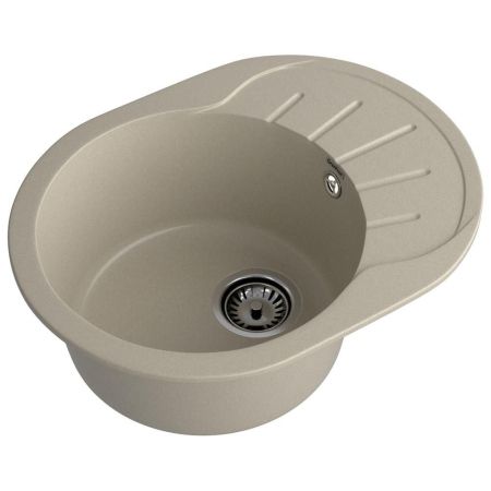 Кухонная мойка GranFest RONDO 580L, топаз, артикул R-580L топаз