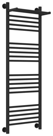 Полотенцесушитель водяной "БОГЕМА 1П +" 1200х400 (Матовый Чёрный)