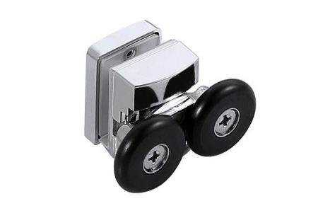 AQ NAA 6121-120 (новый артикул AQ ARI RA 12020CH) Душевая дверь двухэлементная, раздвижная1200x2000 профиль хром, стекло прозрачное