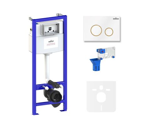 Комплект 5 в 1 инсталляции для подвесного унитаза Lavinia Boho Relfix 77010054, артикул 77010054