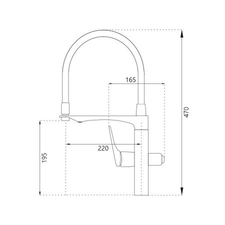 Смеситель для кухни с подключением фильтра воды Haiba HB76816, хром