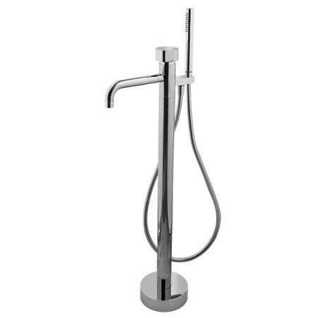 Fima Carlo Frattini So Смеситель для ванны, напольный, с ручным душем, цвет: хром, артикул F3184/4NCR