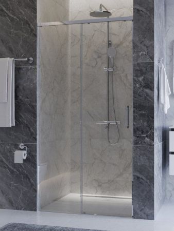 PLANE-BF-1-120-C-GM Душевая дверь, отделка Оружейная сталь, артикул PLANE-BF-1-120-C-GM