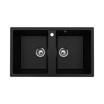 Кухонная мойка Ulgran U-708-344, ультра-черный
