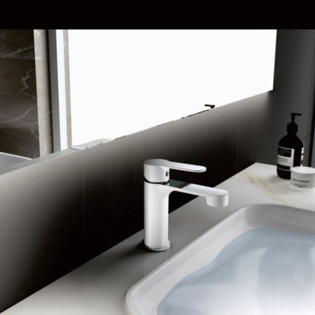 Смеситель для раковины Haiba HB10557-8, белый