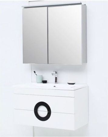 Тумба с раковиной De Aqua Форма 90 белый, артикул 00212700