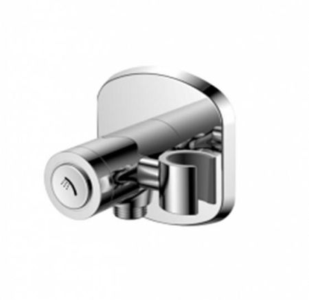 Шланговое подключение с держателем Cezares Globo-F-AIV1-B-01 Хром, артикул GLOBO-F-AIV1-B-01