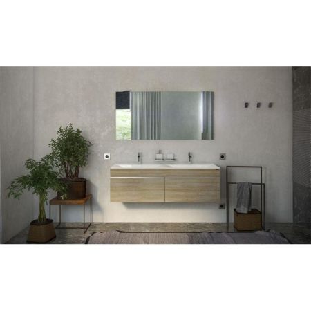 Тумба под раковину Velvex Pulsus 140 tpPUL.140-25 Лен, артикул tpPUL.140-25